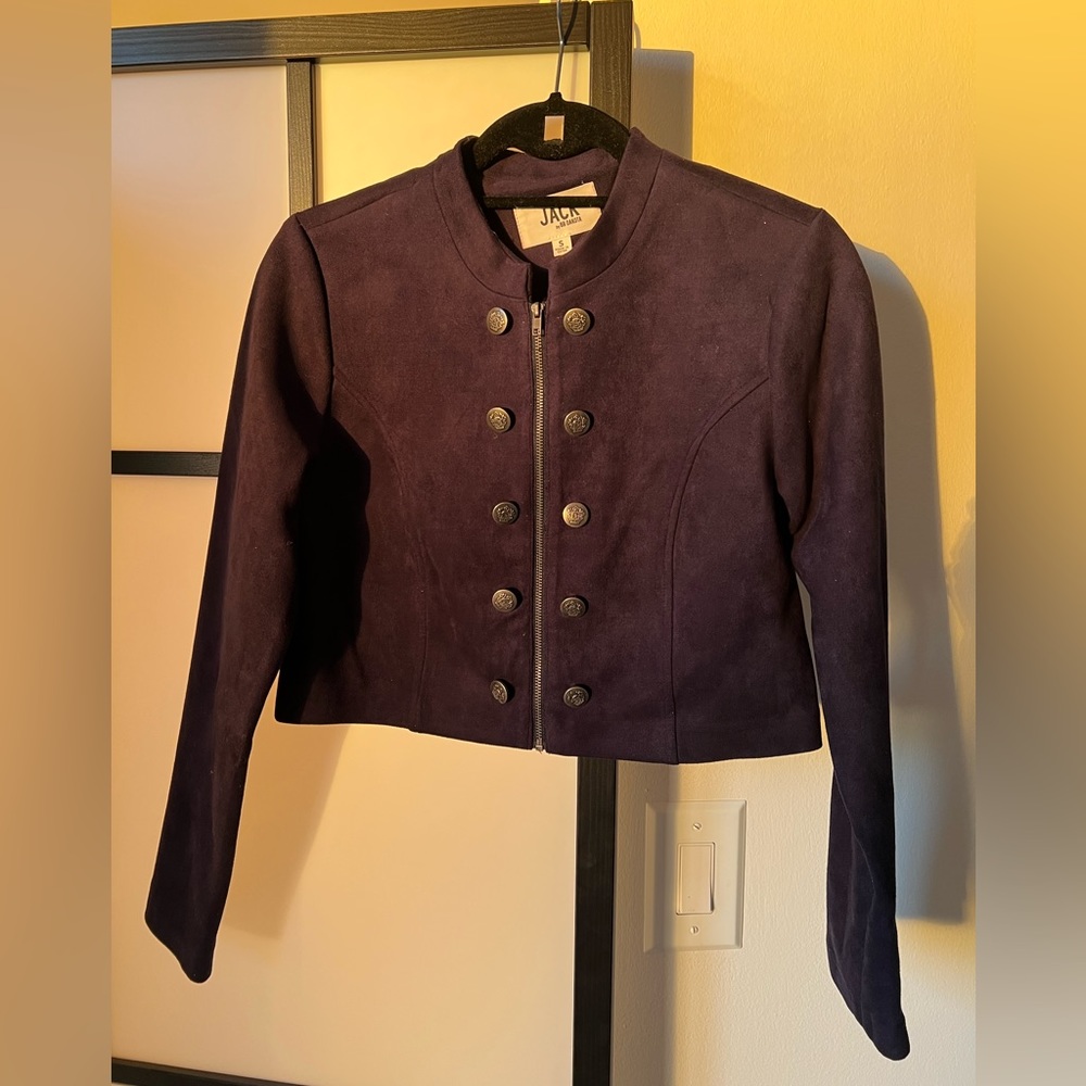 ModCloth Navy Blue Military Style Jacket